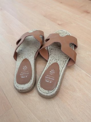 Sandalias Cuatraoses Talla 36 Marrones
