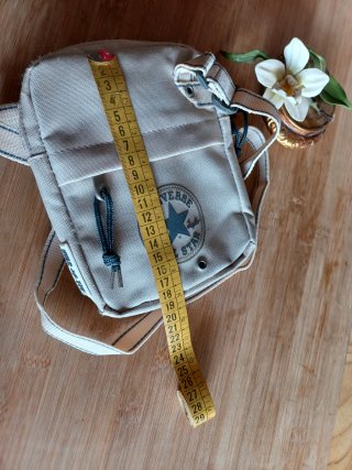Bolso bandolera Converse beige/gris