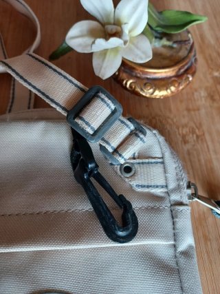 Bolso bandolera Converse beige/gris