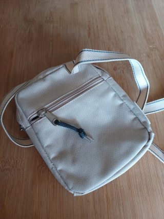 Bolso bandolera Converse beige/gris