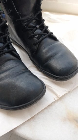 Botas Vivobarefoot Piel Negra Talla 41