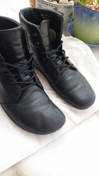 Botas Vivobarefoot Piel Negra Talla 41