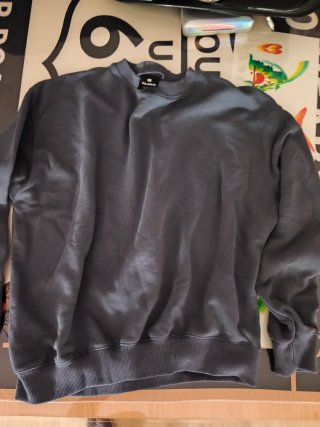 Sudadera Pull&Bear Gris Talla L