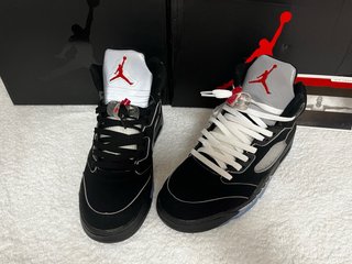 Air Jordan 5 Negro Gris