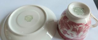 Taza y plato café Nikko Japón