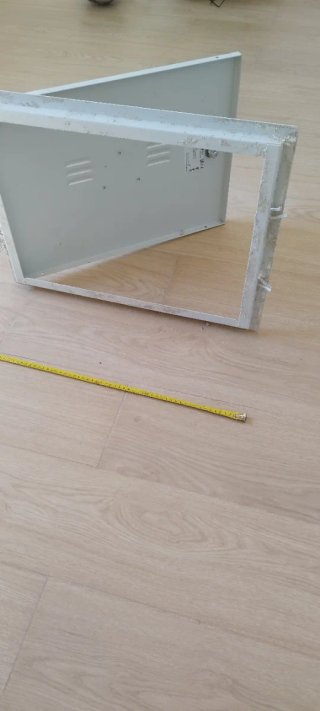 Puerta metálica contador monofásico 54/40cm
