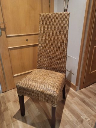Sillas de comedor de madera maciza