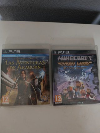 Lote 6 Juegos PS3: Minecraft, Marvel, EyePet, LBP2