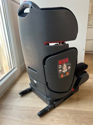 Silla coche Klippan WeGo roja y negra