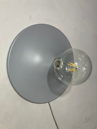 Lampada soffitto d.35 metallo grigio