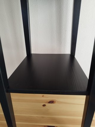 2 MESILLAS DE NOCHE EN MADERA NEGRO