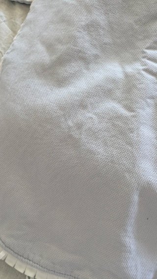 Colcha para carrito de bebé. Reversible.2estampado