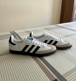 Adidas Samba Blancas y Negras