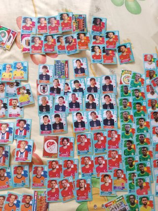 Lote 210 cromos Mundial 2026 sin repetir