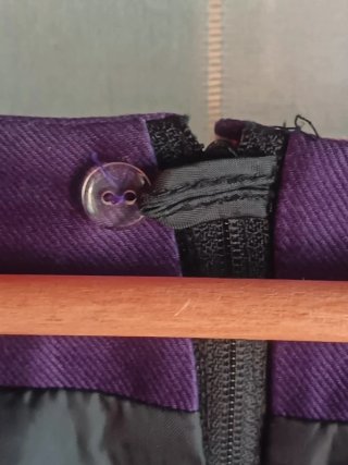 Abito H&M righe viola, nero, fucsia - Taglia 42