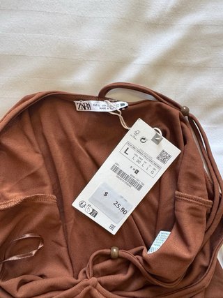 Body Zara marrón chocolate nuevo con etiquetas