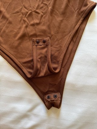 Body Zara marrón chocolate nuevo con etiquetas