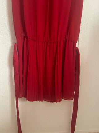 Vestido rojo tintorero
