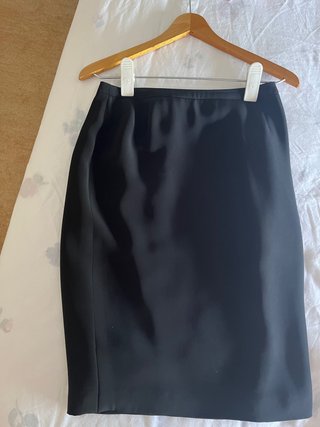 Falda Armani Collezioni Negra Talla M
