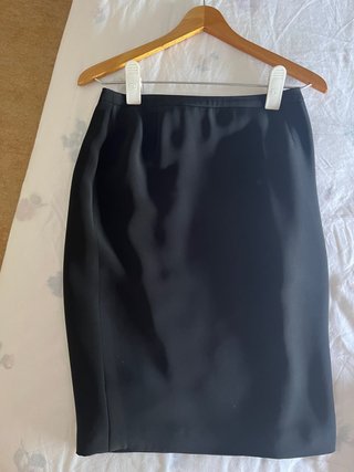 Falda Armani Collezioni Negra Talla M