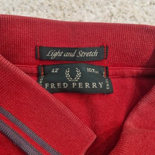 Polo Fred Perry Rosso Taglia L