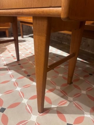 Mueble auxiliar Mid Century Teca