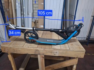 Patinete Oxelo Talla M/L 90-105cm plegable