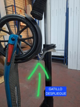 Patinete Oxelo Talla M/L 90-105cm plegable