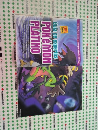 Revista Guia Pokémon Platino + Poster