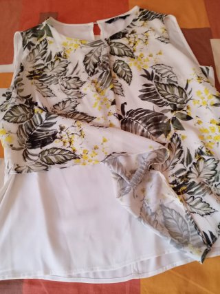Blusa blanca mujer