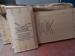 Cama articulada metálica y de madera