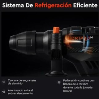 OFERTA!Martillo Perforador Dnipro-M 1650W SDS Plus