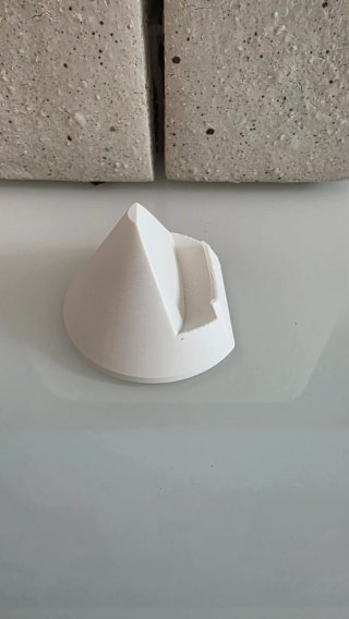 Soporte para monedas blanco