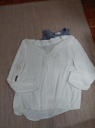 Lote 2 Blusas Verano Talla M Springfield Paz Torra