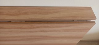 Tavolo pieghevole da studio/cucina in legno e metallo