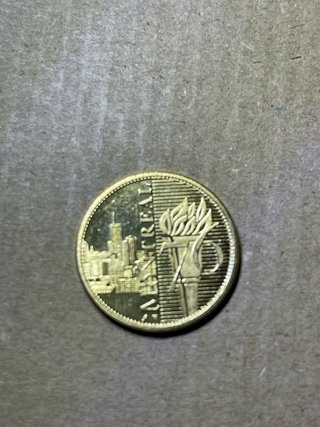 Moneda Antigua Montreal 1976 Olimpiada