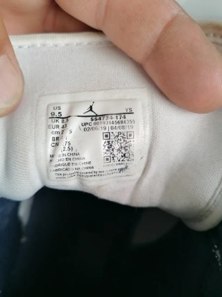 Nike Air Jordan Azul y Blanco