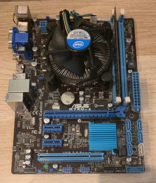 Placa Base ASUS B75M-A + Intel Core i7 3770 + RAM de Segunda mano