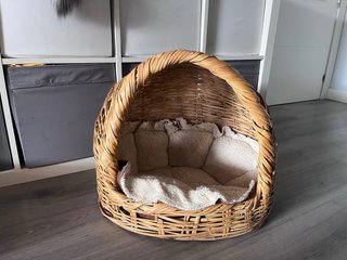 Cama para perro tipo cesta
