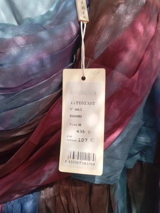 Vestido Badba largo tie-dye