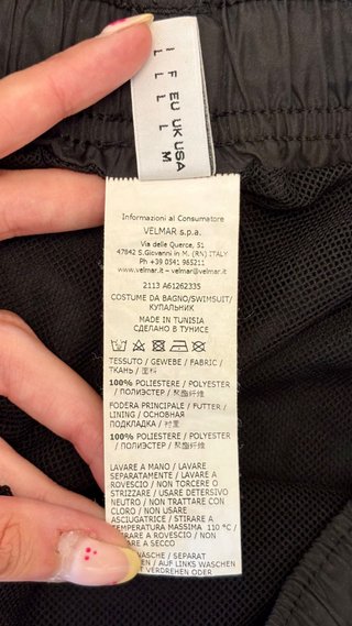 Bañador Moschino Swim Negro y Multicolor Talla L