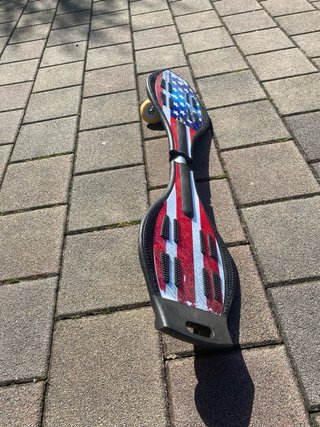 Waveboard con bandiera USA