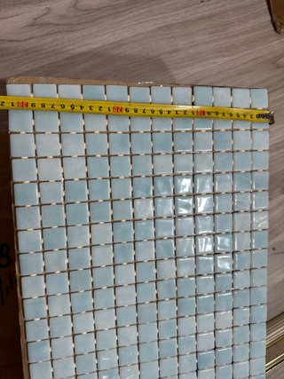 Mosaicos azules para piscina 4 cojas en total
