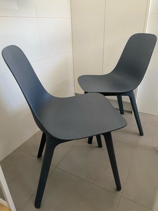 2 Sillas IKEA Odger Azules