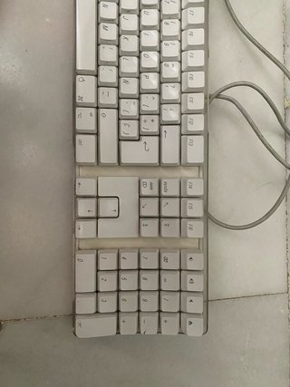 Teclado Mecánico Apple Vintage Blanco