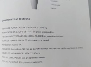 Aparato magnetoterapia profesional