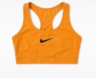 Top deportivo Nike naranja / Talla XS