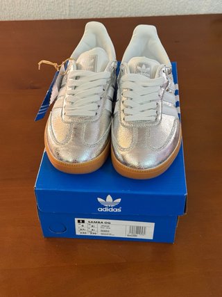Zapatillas Adidas Samba Plata Talla 37 1/3