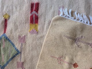 Alfombra Kilim Artesanal Boho Étnico