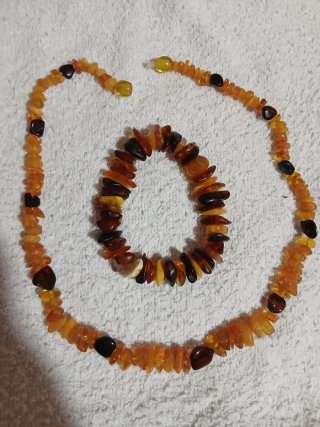 Conjunto Ámbar Báltico Natural